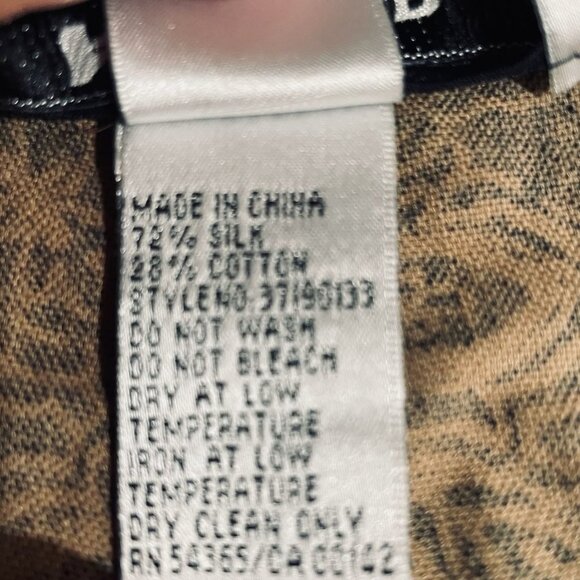 Nygard Collection Womens Silk Blend Wide Leg Floral Pants SZ 12 Boho Chic Retro - Picture 4 of 12